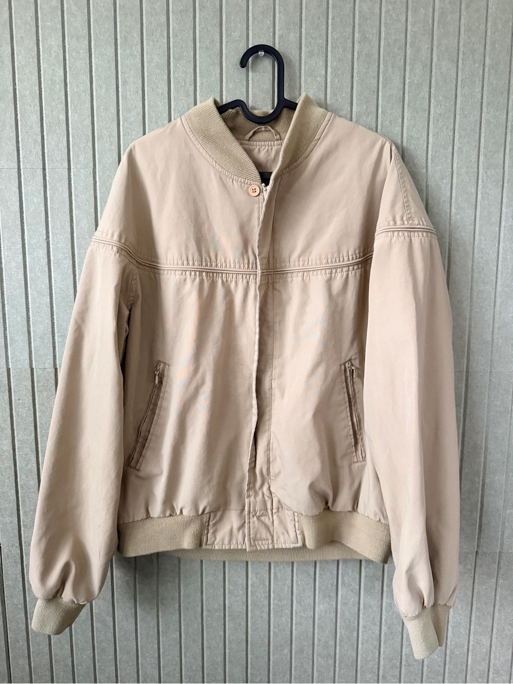Towncraft Beige Bomber Jacket
